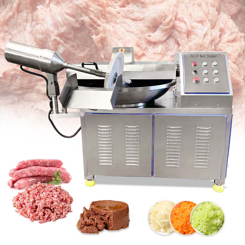 Meat Bowl Cutter Machine-High-Speed Bowl Chopper & Emulsifier